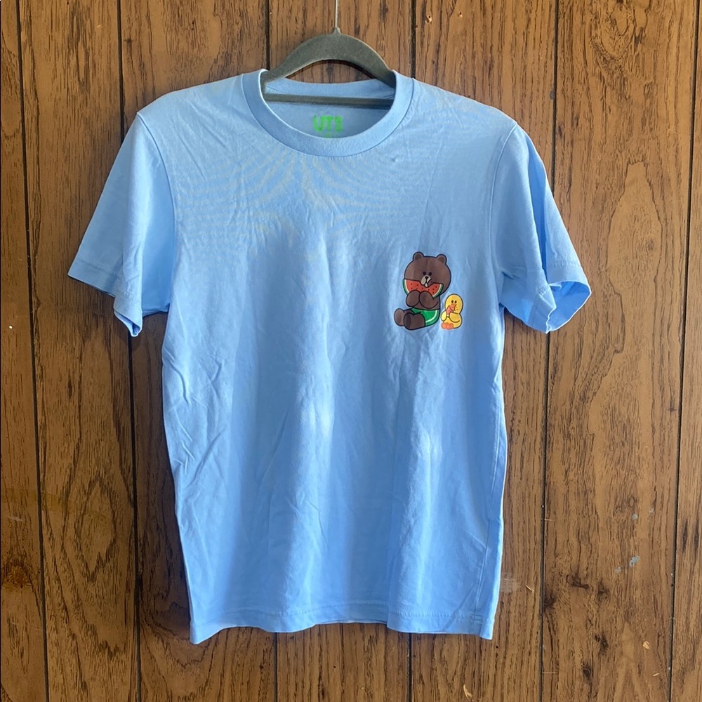 Uniqlo x Line of Friends unisex Short Sleeve Tee Casual Comfort